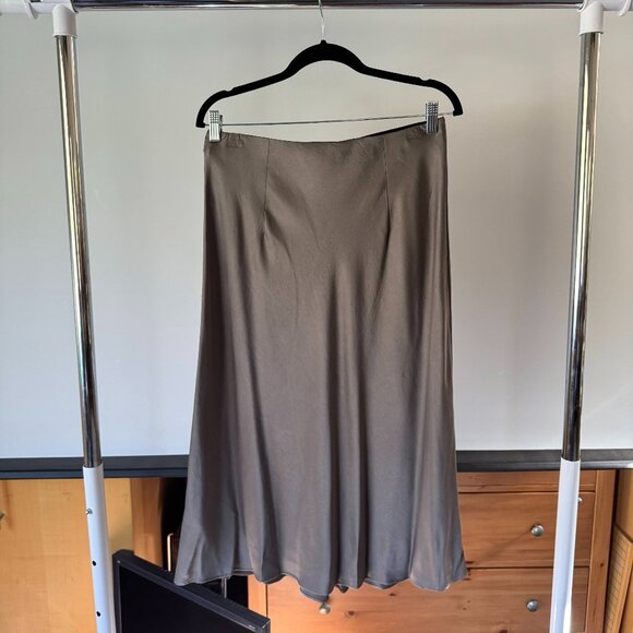 Quince Midi Silk Skirt - Picture 3 of 7